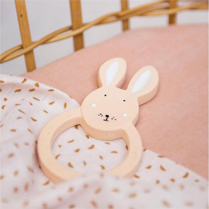 Image du produit Trixie Baby Anneau de dentition en caoutchouc naturel, rond Mrs Rabbit