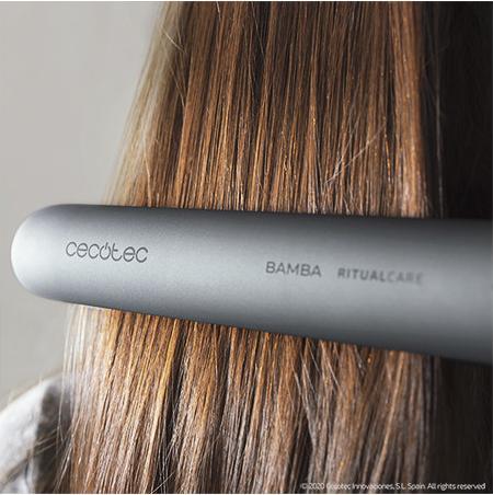 Actual product image Cecotec 880 HidraProtect Tourmaline Hair Straightener with Keratin and Argan Oil Coating and Ionic Function (Straightening iron)