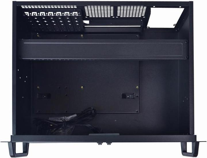 Actual product image Gembird 19inch rack-mount serveris chassis 350mm juodas