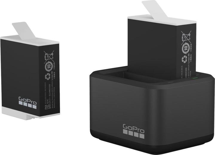 Immagine prodotto GoPro Dual Battery Charger + Enduro Batteries (Hero 12 Nero, Hero 11 Nero, Hero 10 Nero, Eroe 9 nero)