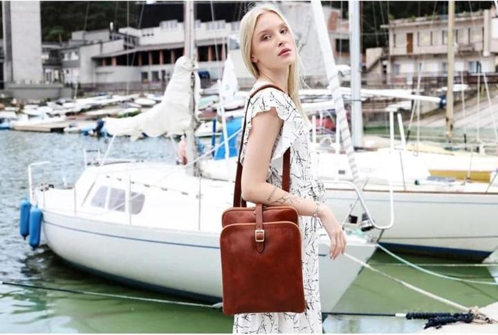 Image du produit Only-Bags.Store Sac à dos en cuir pour femme, sac convertible
