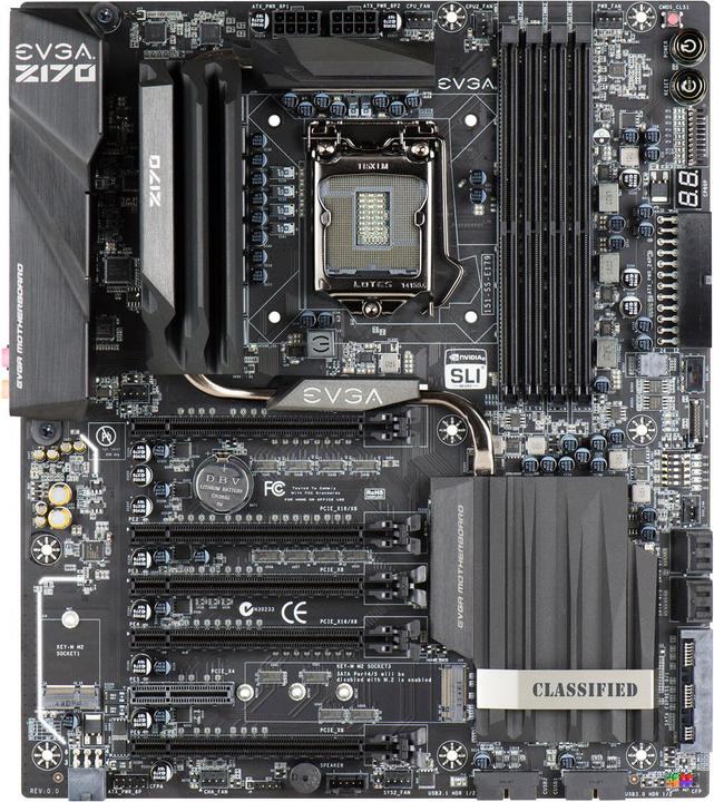 Produktbild EVGA Z170 Classified 4-Way (LGA 1151, Intel Z170, E-ATX)