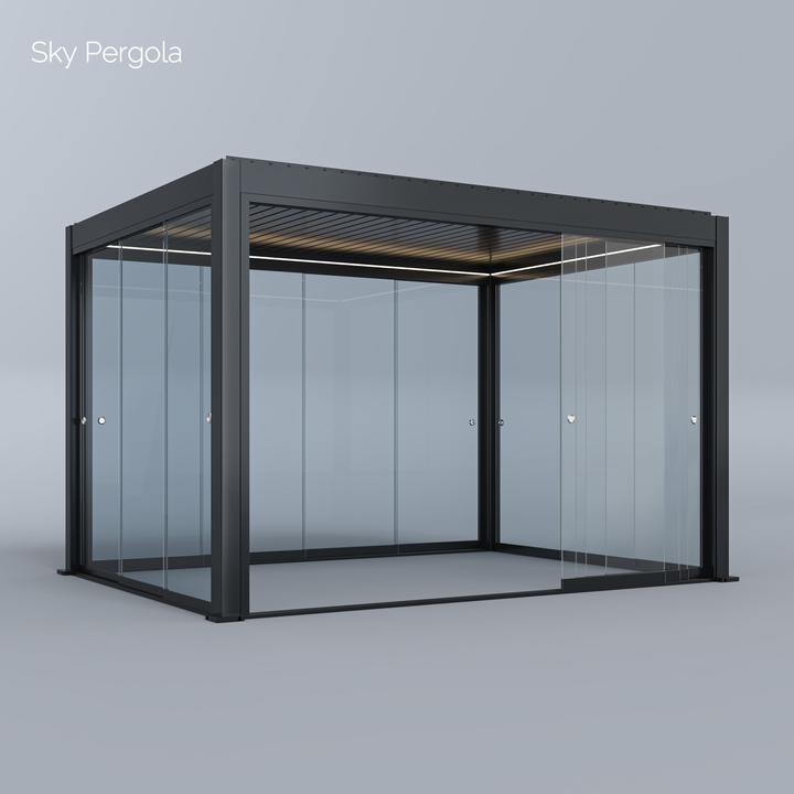 Produktbild Spa Solutions SkyMotion LED Aluminium Pergola 3m x 4m (400 cm, 300 cm)