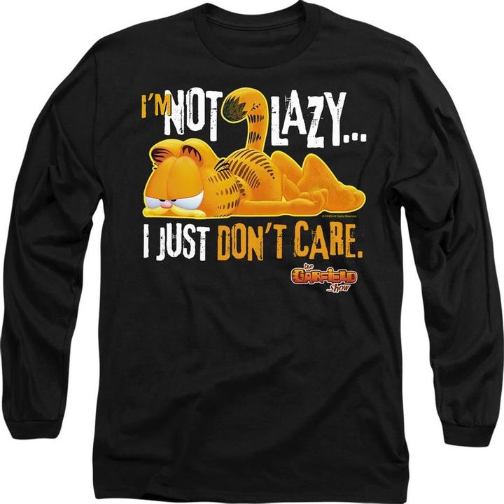 Actual product image Garfield Unisex Adult Not Lazy T-Shirt (S)