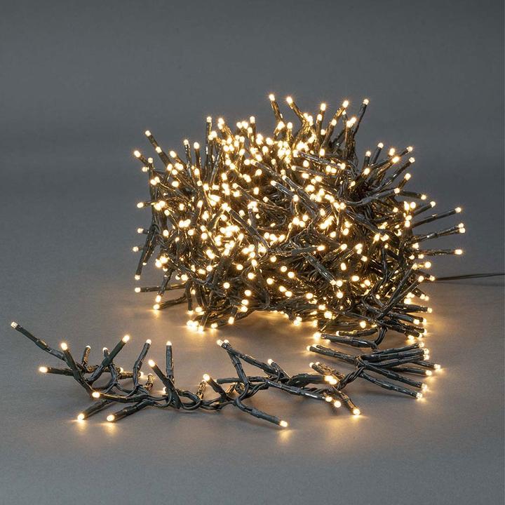 Produktbild Nedis Dekorative Lichter | Cluster | 768 LED's Warmweiss | 5.60 m | Lichteffekte: 7 | Innen- und Aus (8.60 m)