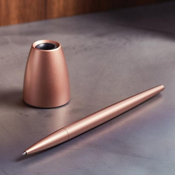 Actual product image Lexon Scribalu Długopis z bazą różowozłoty/soft gold LS64P1 (Rose gold)