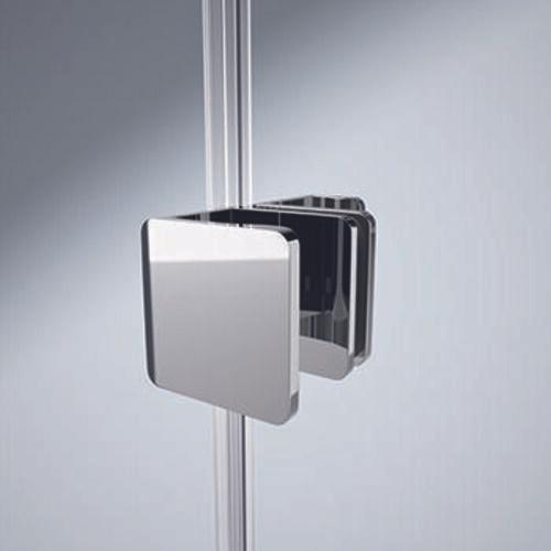 Produktbild Hüppe Xtensa pure Walk-In Gleittür 1teilig, mit festem Segment, Breite:180cm, Anschlag links, Quer (211 cm, 108 cm, 22 cm)
