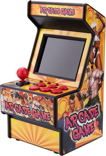 Actual product image VR Shinecon Mini arcade terminal 156 games retro look model 4 yellow
