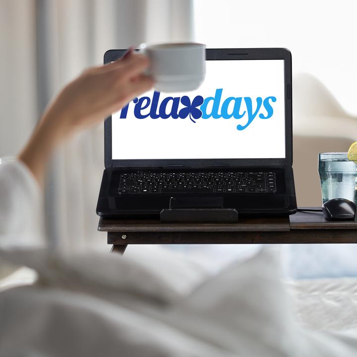 Actual product image Relaxdays Laptop table
