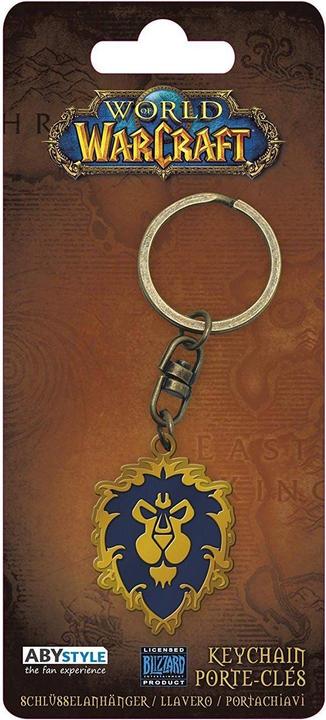 Actual product image ABYstyle WORLD OF WARCRAFT Keychain - Alliance