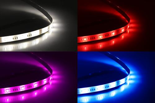 Produktbild Deltaco SMART HOME LED strip extension, 1m, RGB, 2700K-6500K, 6 contacts, suitable for SH-LS3M, whit (Mehrfarbig, 300 cm, Indoor, Outdoor)