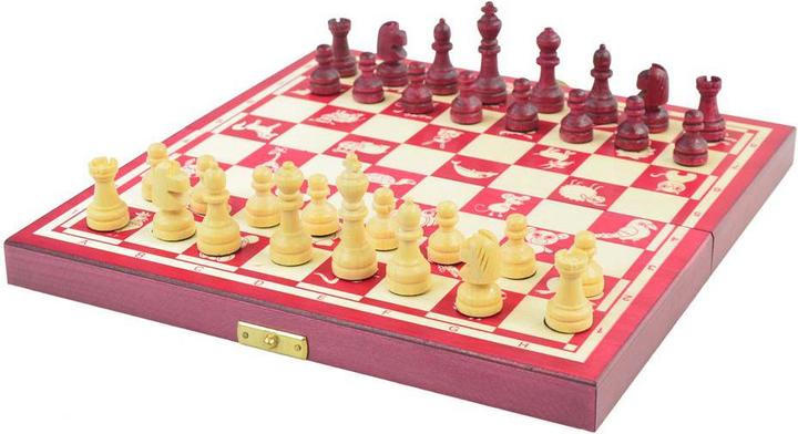 Actual product image Magiera Chess And Checkers Fabulous Animal World, 25 x 25 cm (Polish)