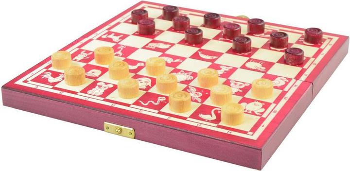 Actual product image Magiera Chess And Checkers Fabulous Animal World, 25 x 25 cm (Polish)