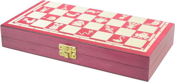 Actual product image Magiera Chess And Checkers Fabulous Animal World, 25 x 25 cm (Polish)