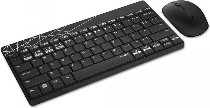 Actual product image Rapoo Wireless Multi-Mode 8000M UI Kit Black (Eng. Int., Wireless)