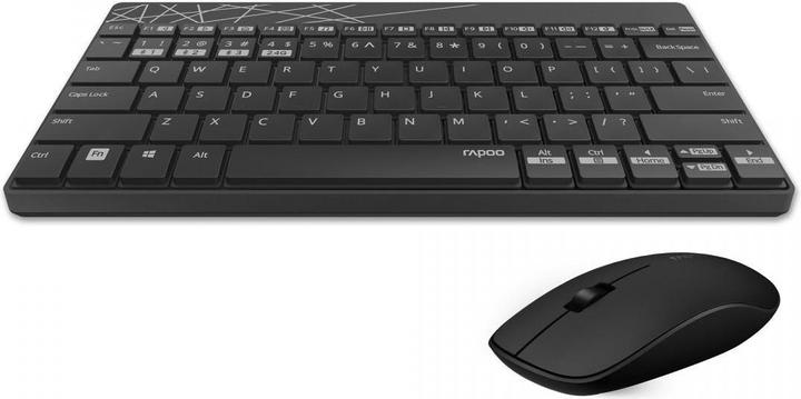 Actual product image Rapoo Wireless Multi-Mode 8000M UI Kit Black (Eng. Int., Wireless)