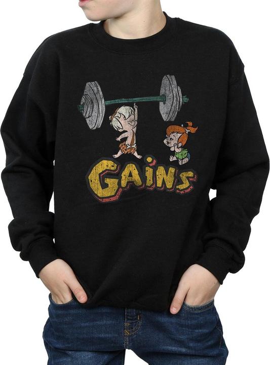 Immagine prodotto The Flintstones Bam Bam Gains Distressed Felpa Ragazzi (152, 158)