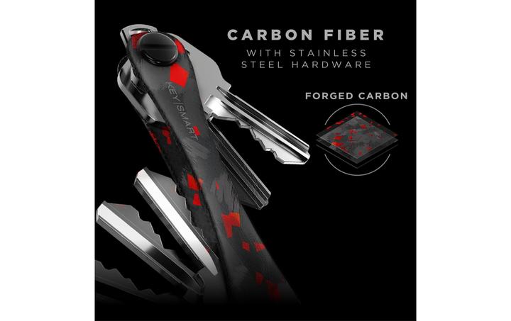 Image du produit Key Smart Carbone forgé rouge