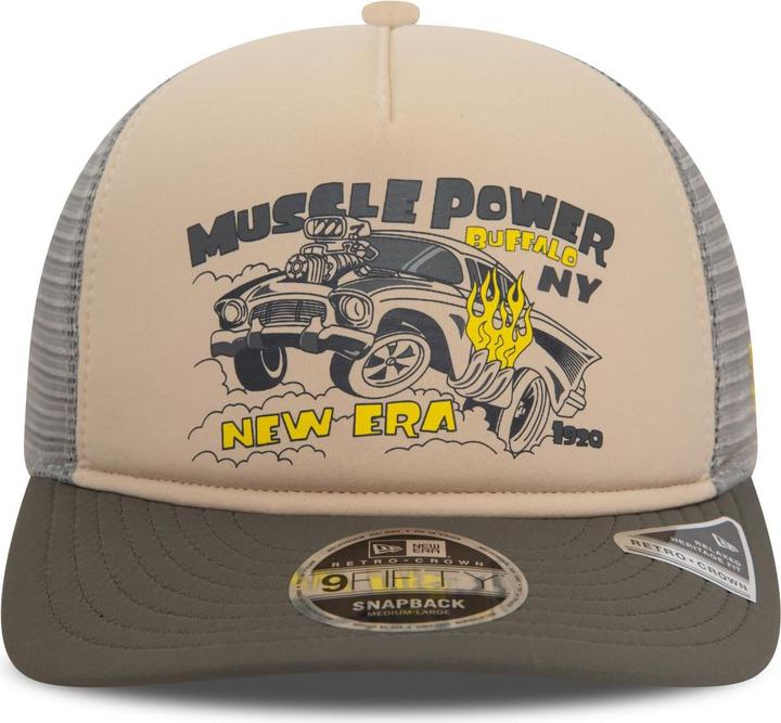 Actual product image New Era 9Fifty Strapback Cap - RETRO CROWN Muscle Power - M/ (M, L)
