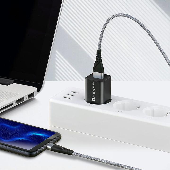 Actual product image Everactive USB A - USB C (2 m, USB 2.0)