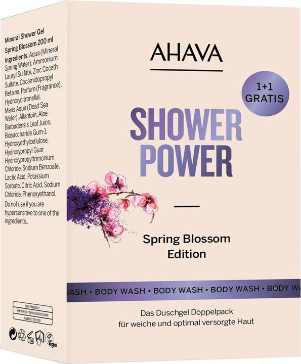 Actual product image Ahava Shower Power Spring Blossom Edition Duo Kit (400 ml)