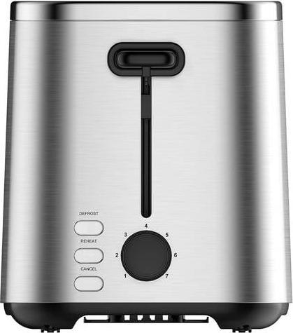 Produktbild MasterPRO Toaster mit eingebautem Brötchenaufsatz Schwarz/Edelstahl (EU-Stecker)