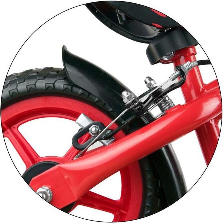 Produktbild Mally Balance bike Milly DRAGON with brakes and bell (Red)