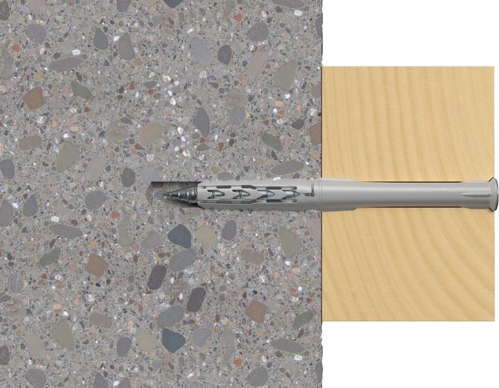 Actual product image Fischer Frame anchor R 88542 SXR 10x200 T screw steel galv. zinc-plated / anchor nylon (50 pcs.)