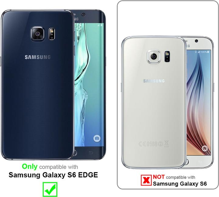 Immagine prodotto Cadorabo Copertina rigida in similpelle con struttura (Samsung Galaxy S6 Edge)