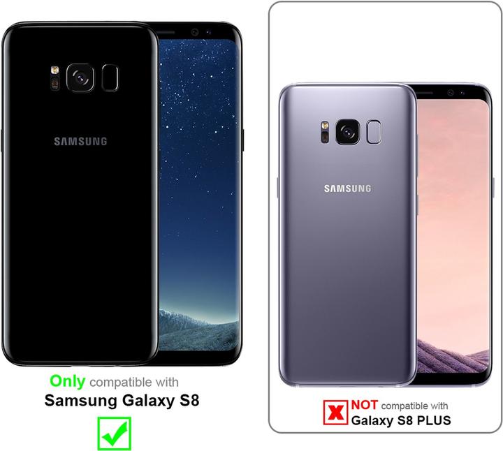 Actual product image Cadorabo Hard Cover Matt Metall (Samsung Galaxy S8+)