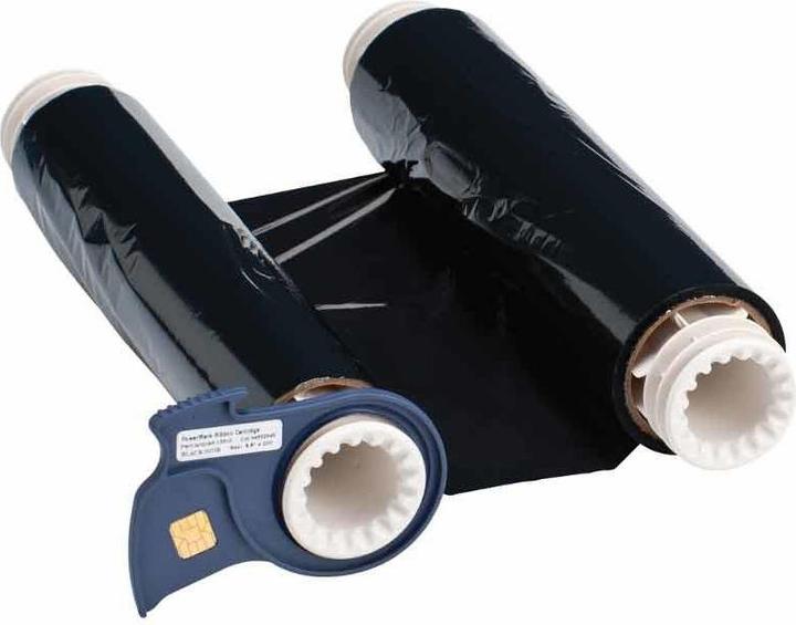 Actual product image Brady B85-R-220x60-BK, colour ribbon, black, 220mm x 60m, for BBP85 and PowerMark (013510) (22 cm, Black)