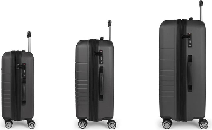 Produktbild Gabol Escape 4 Rollen Kofferset 3-teilig mit Dehnfalte (220 l, XL (ab 115l))