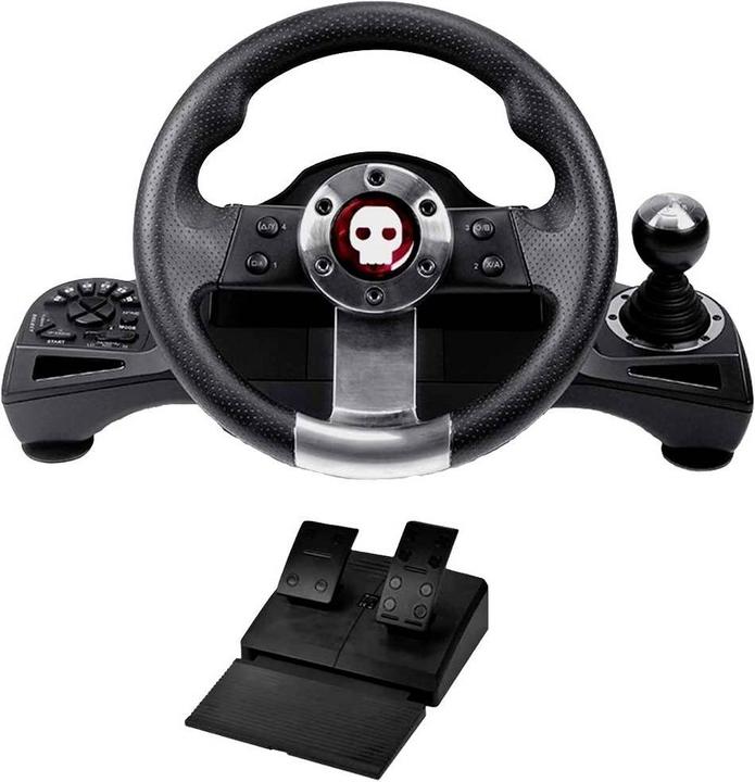 Konix Pro Steering Wheel - PS4/XboxOne/Xbox S/X/PC/Switch (Switch, PS4, Xbox Series S, Xbox Series X, Xbox One S, Xbox One X)