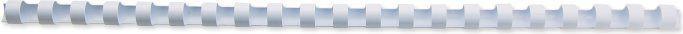 Actual product image GBC Spiral for binding plastic 16 mm, white (100pcs.)