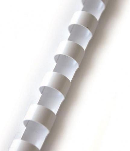 Actual product image GBC Spiral for binding plastic 16 mm, white (100pcs.)