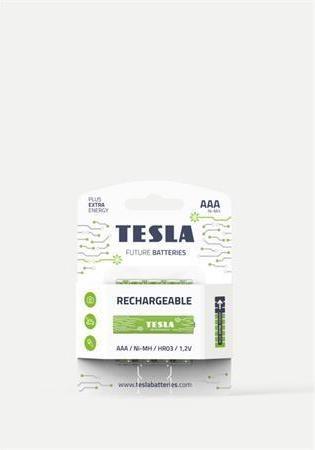 Actual product image Tesla Baterrie AAA Rechargeable+ HR03 800 mAh (4 vnt) (4 pcs., AAA, 800 mAh)