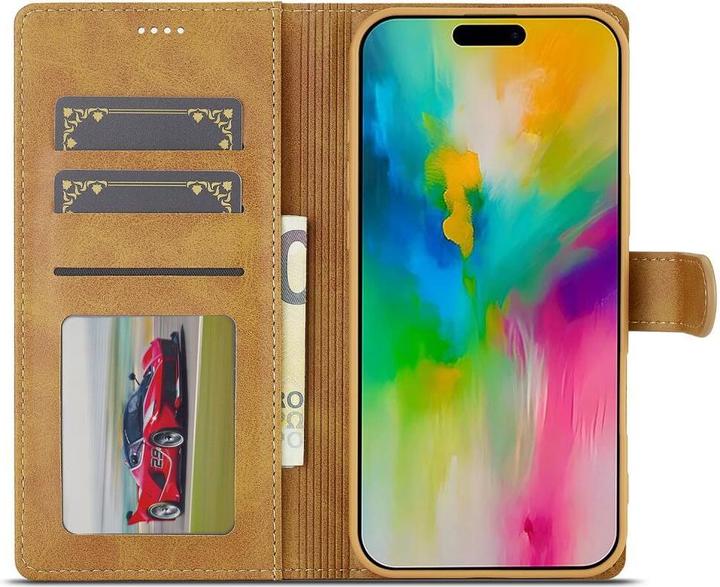Actual product image Cover-Discount iPhone 16 - LC.IMEEKE leather case cover (Apple iPhone 16)
