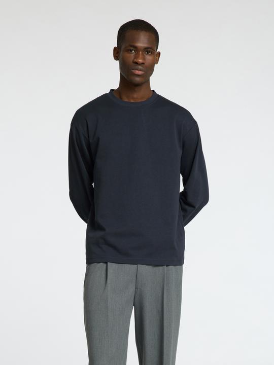 Actual product image Selected Homme Slhlooseoscar Ls O-Neck Tee Noos (L)