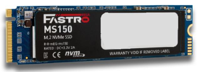Actual product image Fastro MS150 (512 GB, M.2 2280)