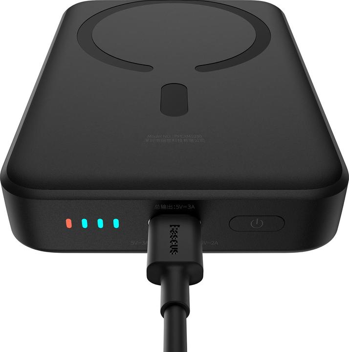 Produktbild Baseus Fast Charge Power Bank 10000mAh 30W Black (10000 mAh, 30 W, 23.10 Wh)