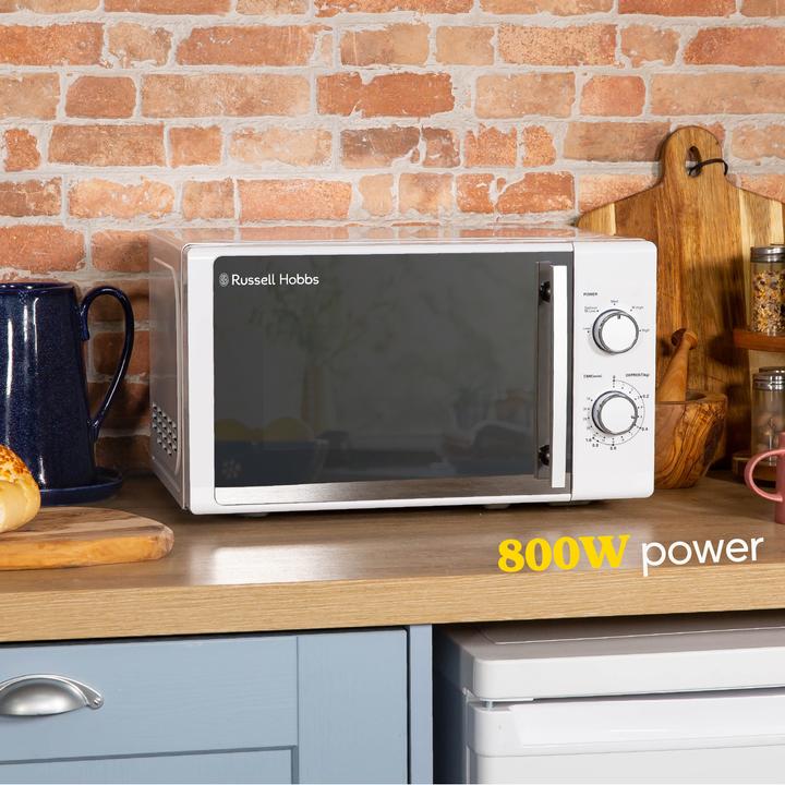 Image du produit Russell Hobbs RHM2060 – Manuelle Mikrowelle, 20 L, Weiss (Fiche CH, 20 l)