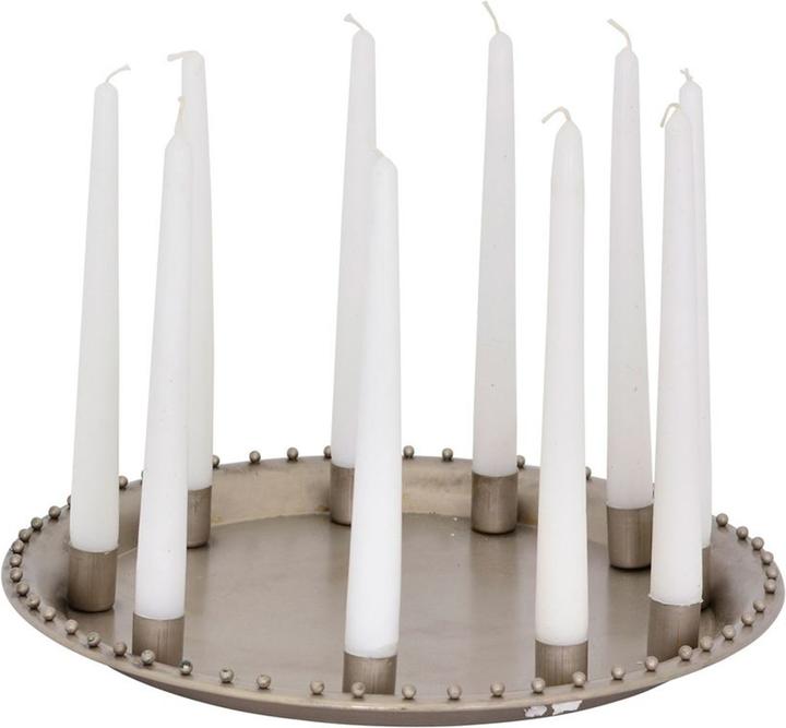 Exner Garten und Wohnaccessoires Tablett Iride - Metall - 36x36x3 cm (36 x 36 x 3 cm)