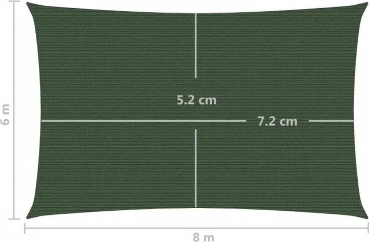 Produktbild VidaXL Sonnensegel (6 x 8 m)