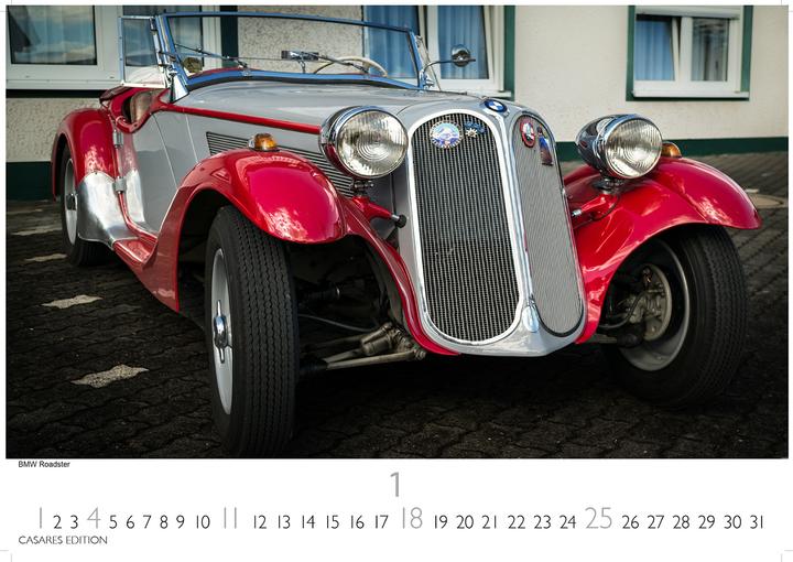 Produktbild BMW Classic Cars 2026 L 35x50cm (35 x 50 cm, Deutsch)