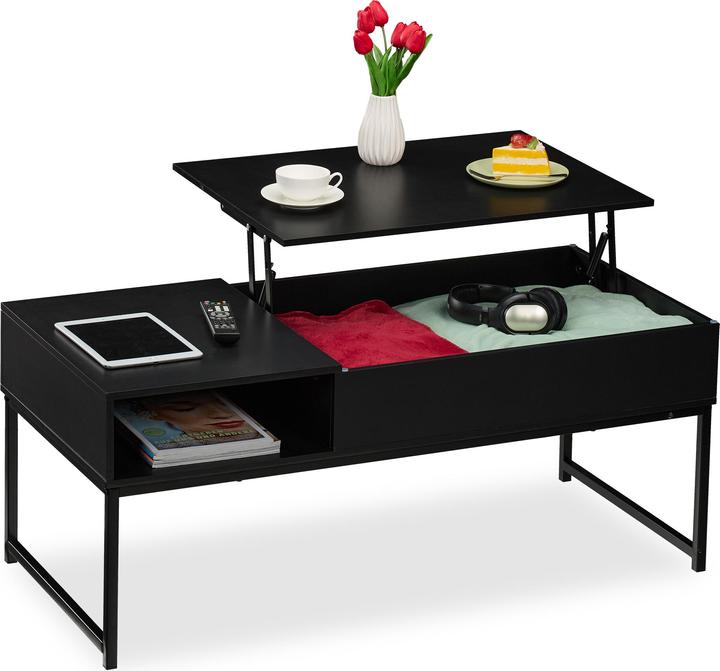 Image du produit Relaxdays Table basse (110 x 50 x 56 cm)