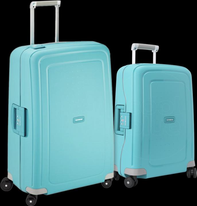 Produktbild Samsonite S'cure Spinner 55+75 cm Aqua Blau (34 l)