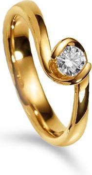 Muau Solitaire (54, 750/18 K Gold)