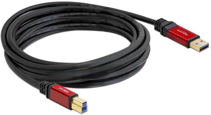 Actual product image Delock USB3.0 cable, A male to B male (5 m, USB 3.0, 4.50 W)
