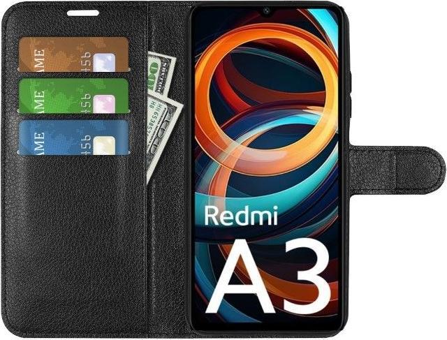Produktbild MU Classic Litchi Leder Bookcover Series (Xiaomi Redmi A3)