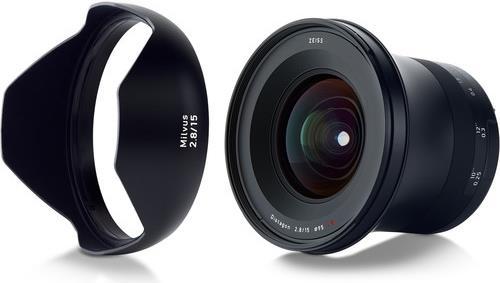 Image du produit Zeiss Milvus 2.8 / 15mm ZE Canon EF (Canon EF, Plein format)